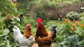 🎃 Fall Harvest Feasts Pumpkins amp Apples for Chickens 🍎🐔 [upl. by Ilonka]