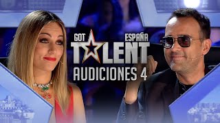 PROGRAMA COMPLETO primer PASE de ORO conjunto de JUECES  Audiciones 04  Got Talent España 2018 [upl. by Jarek]