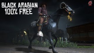 How to Unlock a Rare Black Arabian Horse for Free in Any Chapter Red Dead Redemption 2 [upl. by Anawait860]