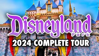 Disneyland Park 2024  Full Walkthrough amp Ride POVs 4K [upl. by Frierson]