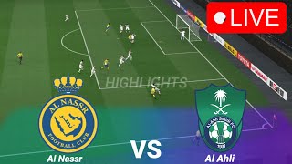 🔴Al Nassr vs Al Ahli FC LIVE Highlights Saudi Professional League 2023 Cristiano RonaldoGameplay [upl. by Bedwell118]