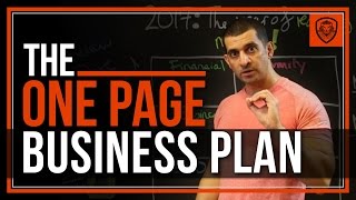 How to Write a One Page Business Plan [upl. by Sirenay268]