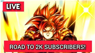 LIVE  DRAGON BALL LEGENDS  ROAD TO 2K 🔥  ROSE OFFICIAL [upl. by Aronle]