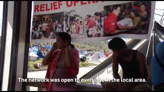 Vodafones Instant Network  Philippines relief mission [upl. by Yasmeen335]