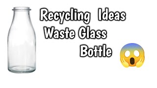 Easy and quick craft  waste bottle craft ideas  best out of waste school craft ideas [upl. by Wallache]