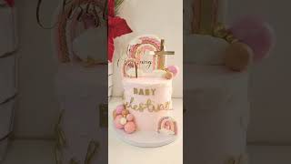 Baby Girls Christening Cake ✝️🎂 [upl. by Maharba]