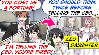 My Boss Who Got Hired Through the CEOs Connection Tried to Get Me Fired But…RomCom Manga Dub [upl. by Ajup423]