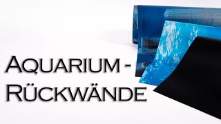 Welche Rückwand ist die richtige für dein Aquarium  AquadoZoo Dortmund [upl. by Aihpledalihp]