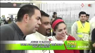 Ana Pau y Jorge Dalessio en HOY [upl. by Antipus]