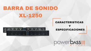 BARRA DE SONIDO PARA UTVS ATVS botes y vehículos 4x4  Powerbass XL1250 [upl. by Kirbie347]