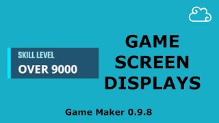 Display HUD Tutorial for The Sandbox Game Maker 098 [upl. by Mccowyn385]