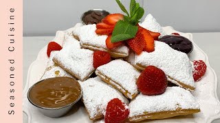 Café du Monde Beignet Mix  New Orleans  Princess and the Frog l How To Make Beignets [upl. by Llednol]