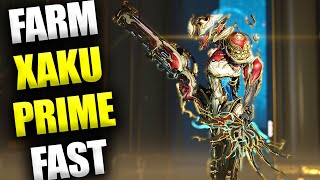 How To Farm Xaku Prime And Weapons Fast Warframe Hunters [upl. by Virge]