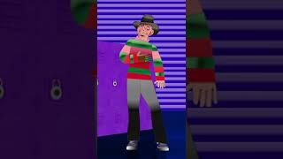 Freddy Krueger Nightmare on Elm Street Halloween animation [upl. by Ewall]