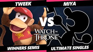 WTT 2023 Top 8  Tweek Diddy Kong Vs Miya Game amp Watch Smash Ultimate  SSBU [upl. by Bellis]