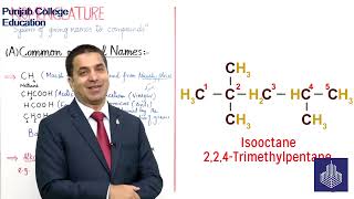 Common names and alkyl group 2nd year chemistry chapter 8 lecture 2 by Wajid ali kamboh [upl. by Oigaib]