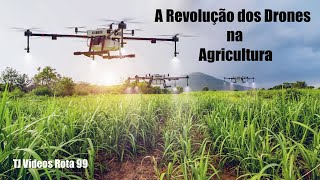 DRONES DE PULVERIZAÇÃO NA AGRICULTURA [upl. by Grizelda]