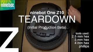 NINEBOT ONE Z TEARDOWN [upl. by Nnylyak446]