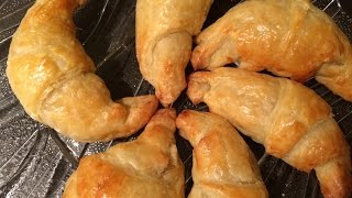 Recette Croissants saumon  recette bonus croquettes [upl. by Lerret156]