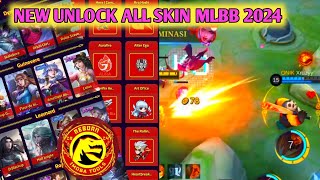 APK UNLOCK ALL SKIN MLBB TERBARU 2024 [upl. by Cerys]