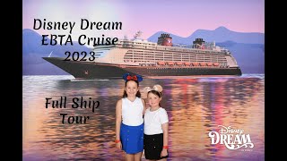 Disney Dream Eastbound Transatlantic amp Mediterranean Cruise  Full Ship Tour with Deck Plans [upl. by Car]