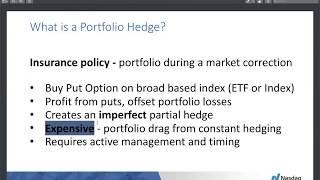 Webinar How to Hedge a Portfolio with Nasdaq100® Index Options [upl. by Moguel374]