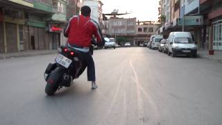 Gilera Runner VXR 200 Drift Smooth Slow Motion Sony HDRXR550 [upl. by Anthe58]