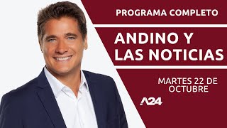 MATÓ A SU NOVIO POR CELOS EL GOBIERNO ACHICÓ LA AFIP AndinoYLasNoticias PROGRAMA COMPLETO 221024 [upl. by Ahsik]