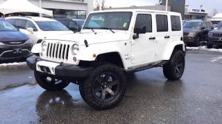 2016 Jeep Wrangler Sahara Unlimited  With Rough Country Lift Kit [upl. by Chil791]