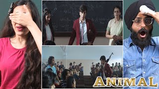 ANIMAL MASS SCHOOL SCENE REACTION  RANBIR KAPOOR  RASHMIKA  PARBRAHM SINGH [upl. by Yeoz]