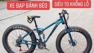 Đánh giá Xe đạp bánh béo ForeKnow 26x40 Fat bike siêu to khổng lồ [upl. by Lladnek]