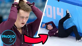 Top 10 Devastating Figure Skating Olympic Falls [upl. by Weiser]