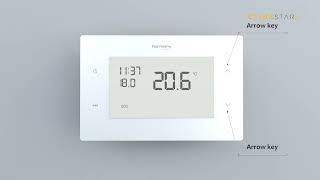 Climastar UK  Display Control Description for your Harmony Thermostat WIFI WIRELESS [upl. by Lowenstein]