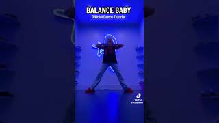 JoJo Siwa  Balance Baby dance tutorial [upl. by Nosyarg]