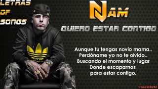 Quiero Estar Contigo Nicky Jam Letra 2015 [upl. by Aisul666]