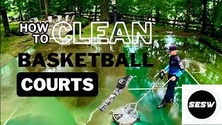 How To Clean Basketball Courts [upl. by Teyugn585]