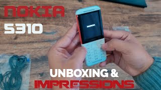 Nokia 5310 unboxing first impressions in 2022  Nokia 5310 Dual Sim Unboxing [upl. by Redan426]