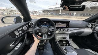 New Mercedes EClass Coupe AMG E 53 2023 Test Drive POV [upl. by Ashly467]