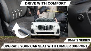 Lumbar Support Installed on BMW 2 Series  Enhancing Comfort and Posture [upl. by Gittle]