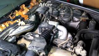 BMW M30 Valve Adjustment BeforeAfter [upl. by Eitsym276]