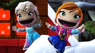 Disney FROZEN Elsa and Anna Save Christmas  Santa In Trouble  LittleBigplanet 3  EpicLBPTime [upl. by Frey884]