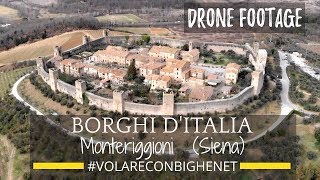 Borghi d’Italia dal DRONE 💯  Monteriggioni volo4 [upl. by Marchal294]