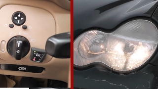 Mercedes W203 How to disable the automatic inclusion of headlights in the daytime  Daylight [upl. by Yevre]