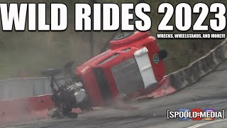 WILD RIDES 2023 WRECKS WHEELSTANDS AND MORE [upl. by Cathi]