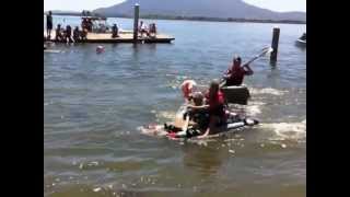 CardboardDuct Tape Boat Races 2012 [upl. by Auqinahc]