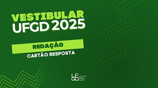 11  DA FOLHA DE REDAÇÃO E DO CARTÃO RESPOSTA PSV2025 UFGD [upl. by Jonas]