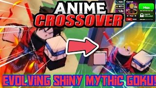 Showcasing Shiny Evolved MYTHICAL GOKU In Anime Crossover Defense Underrated [upl. by Ikim]