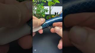 Remember this tricks How to fasten a hose to a pipe with a wire and screwdrivers short tips [upl. by Dianthe]