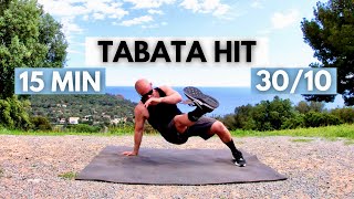 Tabata 15 Min HIIT Workout  Tabata 3010  FULL BODY WORKOUT [upl. by Sivartal]