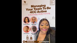 MANAGING YOUR TEAM TO BE 4CC ACTIVE WITH XWAYI BUYISIWE [upl. by Longmire]